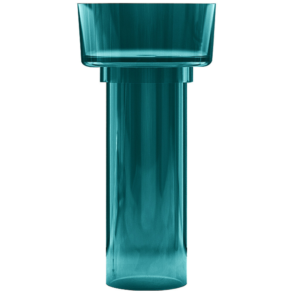 Изображение товара Раковина напольная Abber Kristall 450 мм бирюзовая, полиэфирная смола