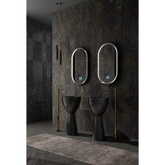 Раковина Abber Karbon 450 мм напольная черная (AK2003) - фото 4