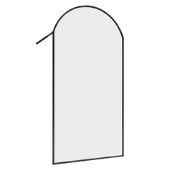 Изображение товара Душевая перегородка Abber Immer Offen черная 120х230 см стекло прозрачное 6 мм (AG64120BN)