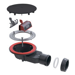 Сифон для душевого поддона Wirquin Pro с выпуском d90 мм с соединением 40/50 мм (30724080) - фото 8