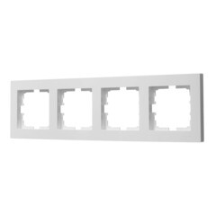 Рамка Lezard Vesna четырехместная белая (742-0200-149) - фото 2