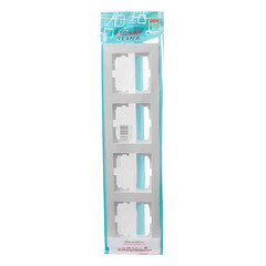 Рамка Lezard Vesna четырехместная белая (742-0200-149) - фото 3