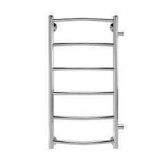 Полотенцесушитель водяной Indigo Arc 700х300 мм лесенка с боковым подключением 500 мм хром - фото 4