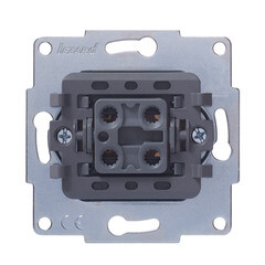 Выключатель Lezard Vesna одноклавишный встраиваемый белый (742-0288-100) - фото 7