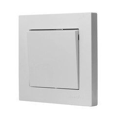 Выключатель Lezard Vesna одноклавишный встраиваемый белый (742-0288-100) - фото 3