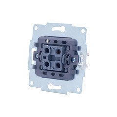 Выключатель Lezard Vesna одноклавишный встраиваемый белый проходной (742-0288-105) - фото 4