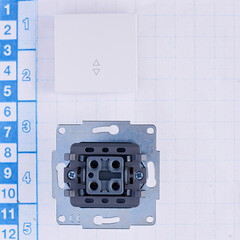 Выключатель Lezard Vesna одноклавишный встраиваемый белый проходной (742-0288-105) - фото 6
