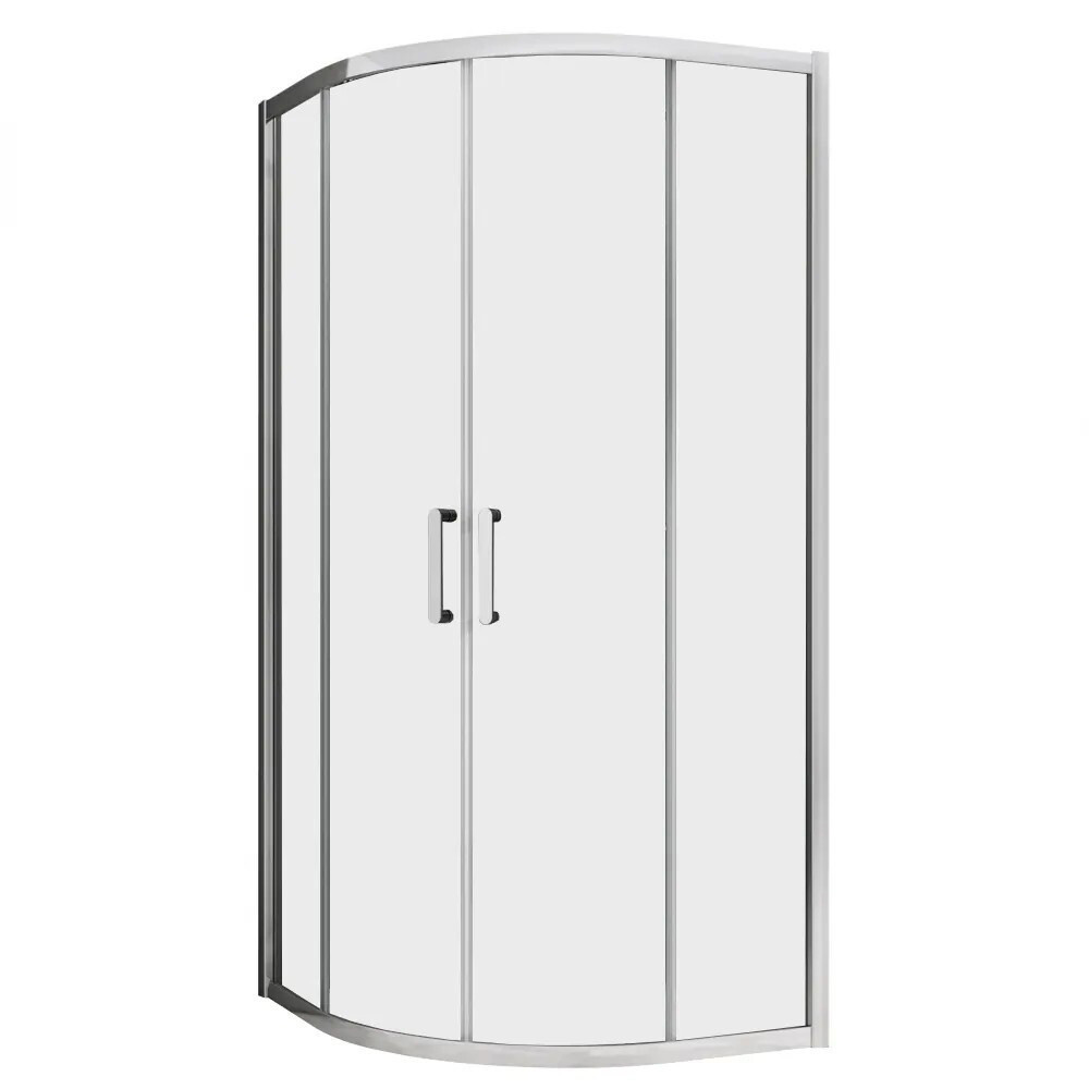 Изображение товара Душевой уголок Abber Schwarzer Diamant хром 80х80х195 см из закаленного стекла