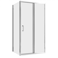 Изображение товара Душевой уголок Abber Schwarzer Diamant хром 140х90х190 см прямоугольник стекло прозрачное 5 мм (AG301405-S905)