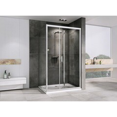Душевой уголок Abber Sonnenstrand хром 120х75х195 см прямоугольник стекло прозрачное 6 мм (AG07120-S75) - фото 3
