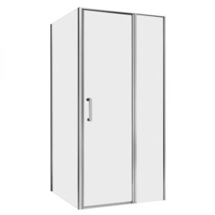 Изображение товара Душевой уголок Abber Sonnenstrand хром 110х100х195 см прямоугольник стекло прозрачное 6 мм (AG04110S-S100)