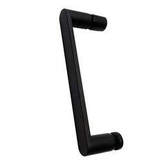 Душевой уголок Abber Sonnenstrand черный 100х80х195 см прямоугольник стекло прозрачное 6 мм (AG04100BS-S80B) - фото 3