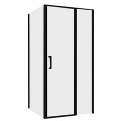 Изображение товара Душевой уголок Abber Sonnenstrand черный 110х70х195 см прямоугольник стекло прозрачное 6 мм (AG04110BS-S70B)