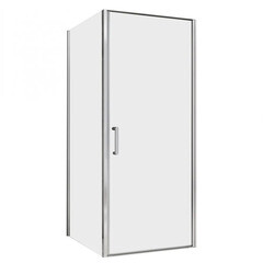 Изображение товара Душевой уголок Abber Sonnenstrand хром 90х75х195 см прямоугольник стекло прозрачное 6 мм (AG04090-S75)