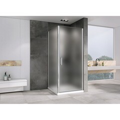 Душевой уголок Abber Sonnenstrand хром 80х70х195 см прямоугольник стекло матовое 6 мм (AG04080M-S70M) - фото 4