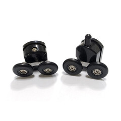 Душевая дверь Abber стекло прозрачное 160х195 см профиль черный 6 мм раздвижная (AG33160BH) - фото 5