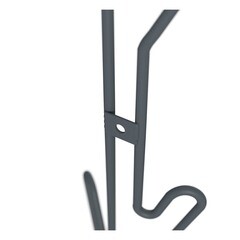 Вешалка настенная металлическая 9 крючков антрацит Sheffilton SHT-WH37 - фото 2