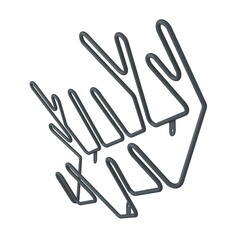 Вешалка настенная металлическая 9 крючков антрацит Sheffilton SHT-WH36 - фото 5