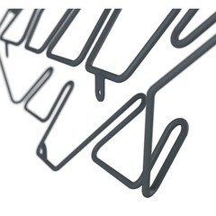 Вешалка настенная металлическая 9 крючков антрацит Sheffilton SHT-WH36 - фото 4