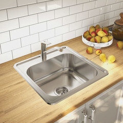 Мойка для кухни Iddis Strit 48,5х48,5х18 см врезная сталь (STR48S0i77) - фото 4