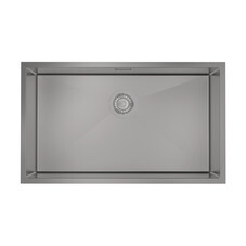 Мойка для кухни Iddis Edifice 74х44х20 см врезная с сифоном сталь графит (EDI74G0i77)