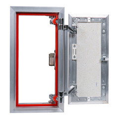 Люк ревизионный под плитку Практика EuroFormat-R алюминиевый 200х400 мм скрытый нажимной - фото 4