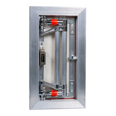 Люк ревизионный под плитку Практика EuroFormat-R алюминиевый 200х400 мм скрытый нажимной - фото 3