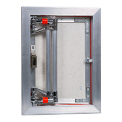 Люк ревизионный под плитку Практика EuroFormat-R алюминиевый 300х400 мм скрытый нажимной - фото 3