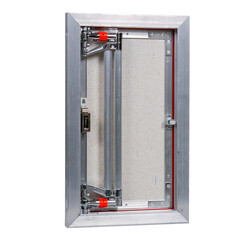 Люк ревизионный под плитку Практика EuroFormat-R алюминиевый 300х500 мм скрытый нажимной - фото 3