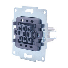 Выключатель Lezard Vesna трехклавишный встраиваемый белый (742-0288-109) - фото 7