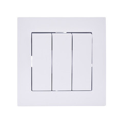 Выключатель Lezard Vesna трехклавишный встраиваемый белый (742-0288-109) - фото 5