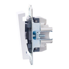 Выключатель Lezard Vesna одноклавишный встраиваемый белый с подсветкой (742-0288-111) - фото 3