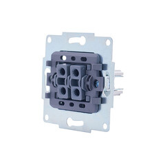 Выключатель Lezard Vesna двухклавишный встраиваемый белый с подсветкой (742-0288-112) - фото 6