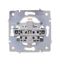 Розетка Lezard Vesna встраиваемая белая (742-0288-122B) - фото 5