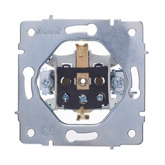 Розетка Lezard Vesna встраиваемая белая с крышкой (742-0288-123B) - фото 3