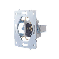 Розетка Lezard Vesna встраиваемая белая с крышкой (742-0288-123B) - фото 8