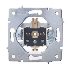 Розетка Lezard Vesna встраиваемая белая со шторками (742-0288-124B) - фото 3