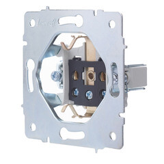 Розетка Lezard Vesna встраиваемая белая со шторками (742-0288-124B) - фото 8