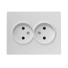 Изображение товара Розетка Lezard Vesna встраиваемая белая (742-0200-128B)