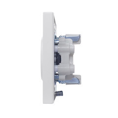 Розетка Lezard Vesna встраиваемая белая (742-0200-128B) - фото 6