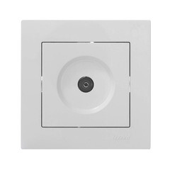 Розетка телевизионная Lezard Vesna встраиваемая белая RJ11 (742-0288-130) - фото 7