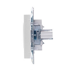 Розетка компьютерная Lezard Vesna встраиваемая белая RJ45 (742-0288-139) - фото 9