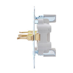 Розетка Lezard Vesna встраиваемая крем со шторками (742-0300-178B) - фото 3