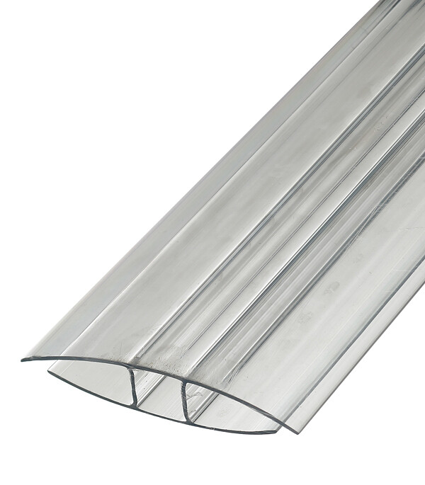 Изображение товара Профиль соединительный Н-образный для поликарбоната 8 мм 6 м