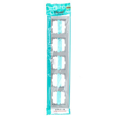 Рамка Lezard Vesna пятиместная платина (742-3500-150) - фото 3