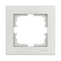 Изображение товара Рамка Lezard Vesna одноместная платина (742-3500-146)