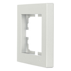 Рамка Lezard Vesna одноместная платина (742-3500-146) - фото 5