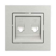 Рамка Lezard Vesna одноместная платина (742-3500-146) - фото 2