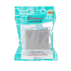 Выключатель Lezard Vesna одноклавишный встраиваемый платина проходной (742-3588-105) - фото 2