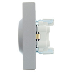 Розетка Lezard Vesna встраиваемая платина со шторками (742-3500-178B) - фото 5